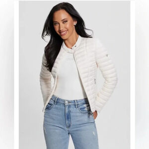 GUESS pink puffer jacket size XS NWOT